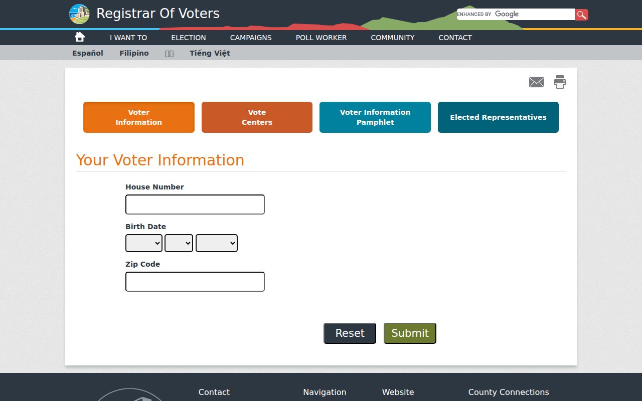 Carlsbad resident lookup voter self-verification form